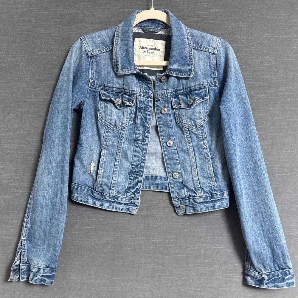 Abercrombie & Fitch Classic Blue Jean Jacket